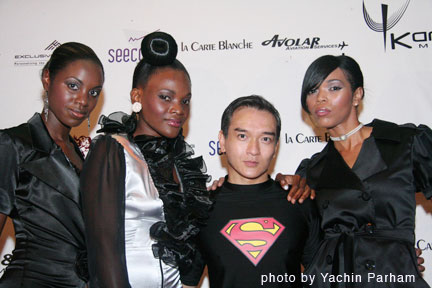 Apollo GT and models from Piida Diida Fashion Show at magazine release party Karu & Y